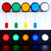 220V AD16-22D / S 22mm LED Signal Indicator Light Lamp(Yellow)