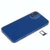 iPhone 12 Mini Blue Back Cover Assembly with Keys & Wireless Charging