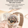 KC06 Women Menstrual Period Smart Watch Bracelet, Blood Pressure / Heart Rate Monitoring, Steel Strap(Silver)