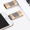 256GB Type-C + 8 Pin + USB 3.0  3 In 1 OTG Metal USB Flash Drive(Rose Gold)