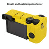 For Sony ILCE-6700 / A6700 Litchi Texture Soft Silicone Protective Case(Yellow)