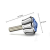 Licence Plate Frame Rhinestone Anti-theft Fixing Nut Cover(Blue Diamond)