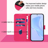 For Samsung Galaxy A56 5G Skin Feel Solid Color Leather Phone Case with Lanyard(Rose Red)