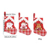 House-shaped Christmas Stockings Gift bag Christmas Eve Decoration Candy Stockings(Old Man)