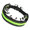 Dog Training Chain Collar, Medium, Green - Anti-Burst, Durable Polyester