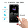 Bluetooth MP3/MP4 Music Player Portable Walkman, Memory: 8GB(Black)