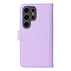 For Samsung Galaxy S25 Ultra 5G BETOPNICE BN-005 2 in 1 Detachable Imitate Genuine Leather Phone Case(Light Purple)