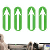 2pairs Safety Point Driving Assistance Positioning Mark Car Interior Luminous Sticker