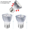2 PCS LED Plant Growth Lamp Full Spectrum Plant Fill Light Cup, Power: E14 18 Beads