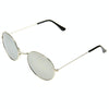 Oval Retro UV400 UV Protection Metal Frame AC Lens Sunglasses