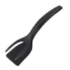 2 in 1 Silicone Omelette Toast Spatula Spoon(Black)