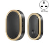 Wireless Doorbell 300m Range, 36 Melodies, UK Plug - Black Gold