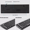 ZGB S500 Round Key USB Wired Computer Keyboard (White)