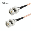 BNC Male to Male RG316 RF Cable 50cm - 50 Ohm