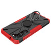 For Samsung Galaxy S23 5G Armor Bear Shockproof PC + TPU Phone Case with Ring(Red)