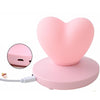 USB Bedside Nursing Night Light Romantic Love Heart Touch Sensing Light(Purple Love)