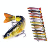 HENGJIA JM064 Multi-section Fish Minnow Bionic Fake Lures Sea Fishing Sinking Lures, Size: 12.8cm 18g(3)