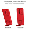 For Samsung Galaxy A36 Stereoscopic Holder Sliding Camshield Phone Case(Red)