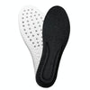 1pair High Elasticity Anti-Odor Breathable Sweat Absorbent Shock Absorbing Insoles, Size: 45-46(Black)