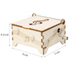 Wooden Hand-cranked Music Box DIY Children Invention Eight-tone Box Technology Teaching Aids