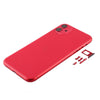 iPhone 11 Back Cover Red - SIM Tray & Lens