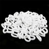 100 PCS Colorful Child Cute Rubber Hair Band(White)