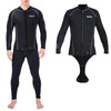 SLINX 1703 3mm Neoprene Super Elastic Warm Crotch Diving Long-sleeved Jacket for Men, Size: L