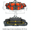 5L Outdoor Sports Multifunctional Cycling Hiking Waist Bag Waterproof Large-Capacity Kettle Bag, Size: 28.5 x 15 x 13cm(Dark Red)
