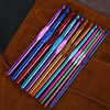 14 PCS/Set Color Alumina Single Head Crochet Handmade DIY Knitting Tool Material