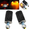 2pcs Motorcycle LED Turn Lamp Universal Modified Small Turn Light, Colour: Silver Shell