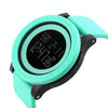 SKMEI 1142 Multifunctional Men Outdoor Sports Noctilucent Waterproof Silica Gel Digital Watch (Green)