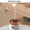 HX127 Mini Volcano Lava Aromatherapy Diffuser Small Household Atmosphere Humidifier, Color: White