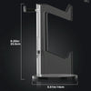 Acrylic Game Controller Display Stand Headphone Hanger(Black-Round Bottom)