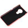 For Nokia 7.2 / 6.2 Shockproof Litchi Texture PC + PU Case(Black)