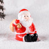 4pcs Christmas Micro Landscape Decorations Resin Craft Gifts Home Decoration Ornaments, Spec: Santa No. 12