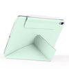 For iPad 10th Gen 10.9 2022 Fixed Buckle Magnetic Deformation Leather Tablet Case(Baby Green)