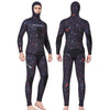 DIVE & SAIL 3mm Split Thick And Keep Warm Long Sleeves Hooded Diving Suit, Size: XL(Orange)