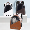 PU Pet Carrier Backpack, Beige, for Cats & Dogs up to 7.5kg