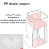 Cot Top Multi-Function Organiser Storage Hanging Bag(Snowflake Material)