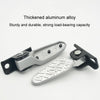 Electric Motorcycle Folding Foot Pegs Modification Pedal Pad Footrests, Style: All Aluminum