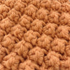 Hand-Woven Children Knitted Ear Protection Hat Autumn and Winter Thickened Baby Pineapple Grain Woolen Hat, Size: 48-53cm Head Circumference(Leather Pink)