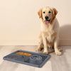 Silicone Licking Mat for Dogs - Slow Feeder with Suction (Black)