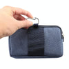 Sports Denim Universal Phone Bag Waist Bag for 5.2 inch or below Smartphones, Size: S (Blue)
