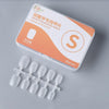 10pairs Of 100pcs/Box Frosted False Nails Artificial Tip, Shape: Short Square Circle S
