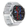 HDT 3 Max 1.6 inch Steel Band IP67 Waterproof Smart Watch Support Bluetooth Call / NFC(Silver)