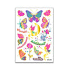 10 PCS Children Water Transfer Fresh Butterfly Bronzing Tattoo Stickers Cartoon Cute Metal Tattoo Stickers(WE-039)
