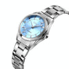 SKmei 1620 Delicate Rhinestone Creative Casual Waterproof Quartz Women Watch Steel Strap Watch(Blue)