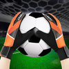 Children Football Goalkeeper Glove Latex Anti-Collision Goalkeeper Gloves, Size: 6(Green)