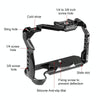 For Canon EOS R10 PULUZ Metal Camera Cage Stabilizer Rig (Black)