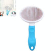 Self-Cleaning Pet Hair Removal Comb for Cats & Dogs (Green)